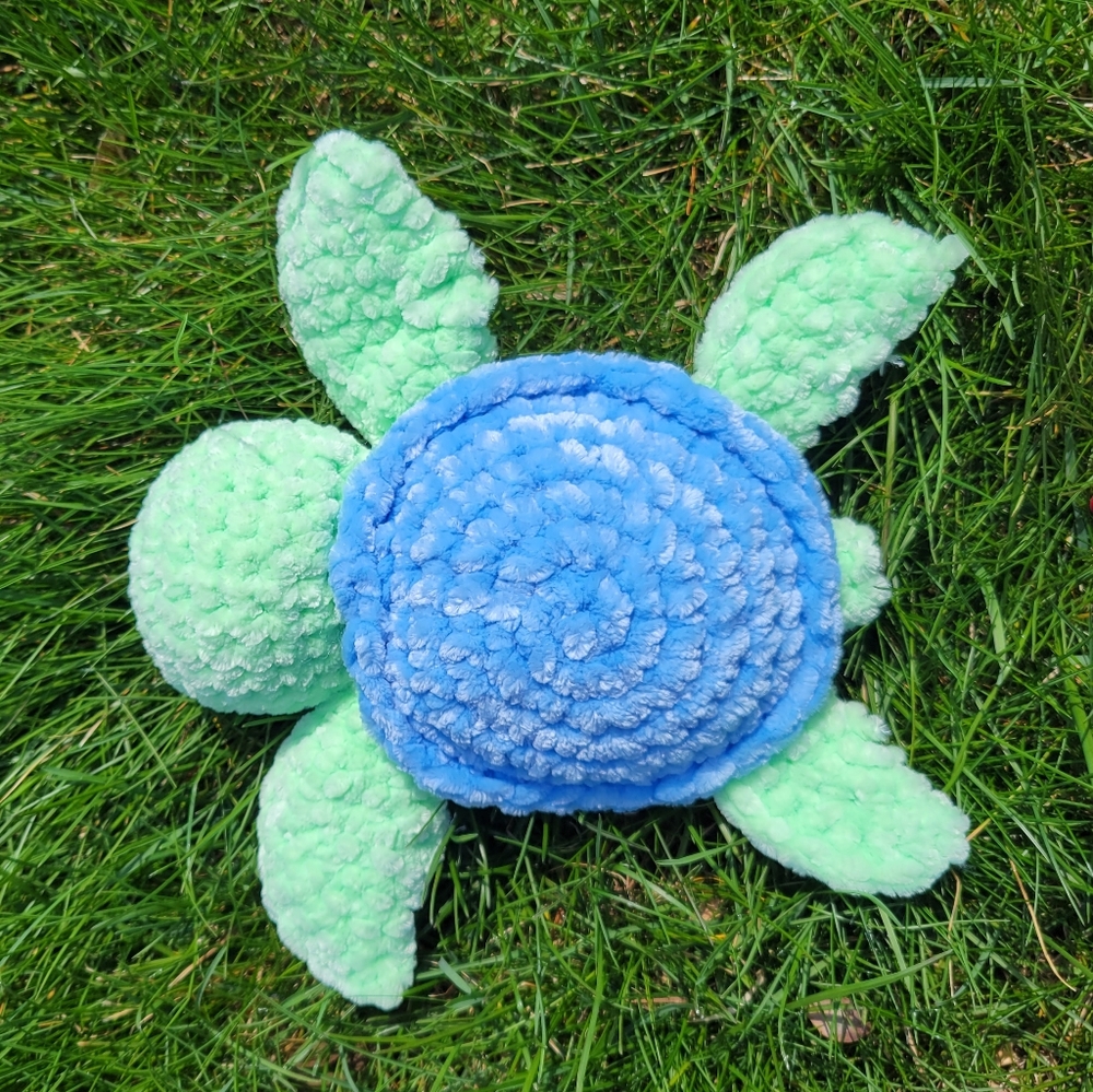 Crocheted Turtle Stuffie, Amigurumi
